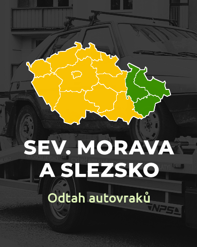 Autovraky na likvidaci Severní Morava a Slezsko