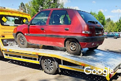 Odvoz autovraku k sešrotování Odvážení automobilu k sešrotování