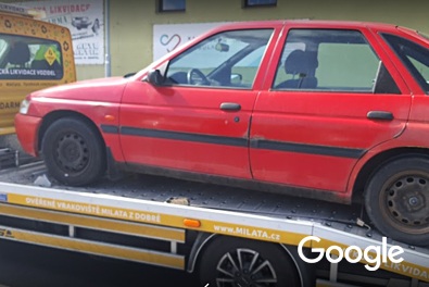 Ekologická likvidace vozidla Odtahovaný vůz